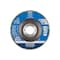 Pferd 4-1/2" POLIVLIES Non-Woven Flap Disc - 7/8" Arbor Hole - Fine Grade 43275 - alternate 3